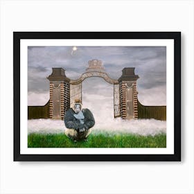 The Gorilla At The Gate Art Print