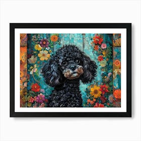 Poodle Fine Art Portrait 1 Art Print