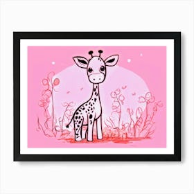 Giraffe Art Print