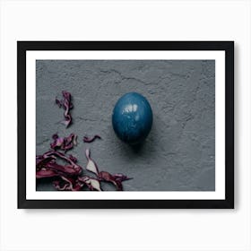 Blue Egg Art Print