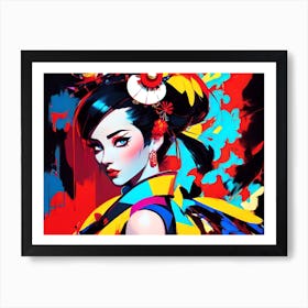 Asian Girl 14 Art Print