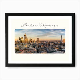 London Cityscape 1 Art Print