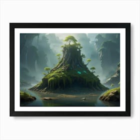 Fantasy Island Art Print