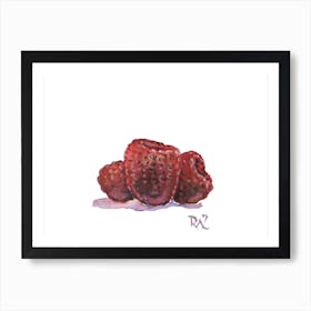 Raspberries Art Print