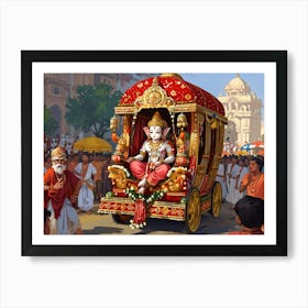 Lord Ganesha 3 Art Print