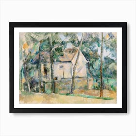 House And Trees, Paul Cézanne Art Print