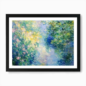 Claude Monet'S Garden Art Print