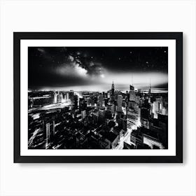 New York City At Night 20 Art Print