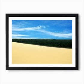 Desert Forest Sky Art Print