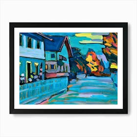 Wassily Kandinsky House On The Street 1 Art Print