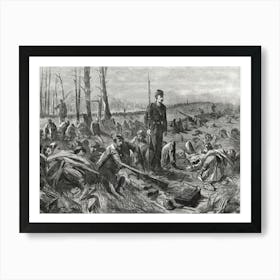 Army Of The Potomac–Sleeping On Their Arms (1864), Winslow Homer Art Print