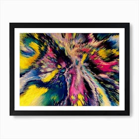 Acrylic Extruded Painting 357 Art Print