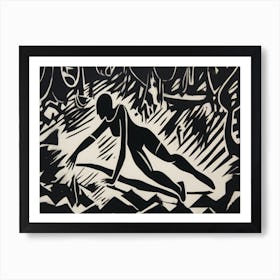 'The Woman In The Woods' Art Print