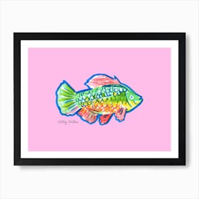 Girly Fish I Art Print