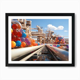 The Acme Plastic Ball Factory No3 Art Print