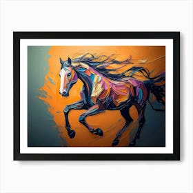 Horse Painting 2 Art Print