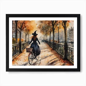 A Witch in Amsterdam ~ A Witch Travels Art Print Art Print