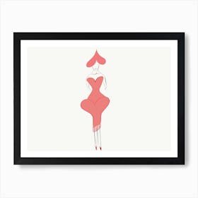 Ace of Hearts Art Print