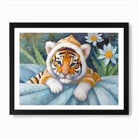 Sweet Tiger Cub 1 Art Print