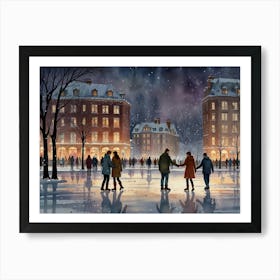 Christmas In The City Art Print