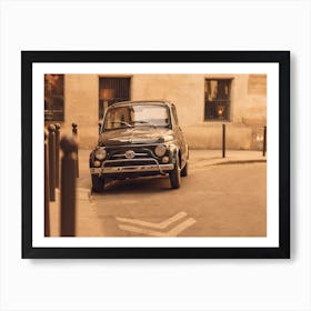 Paris Fiat 600 Art Print