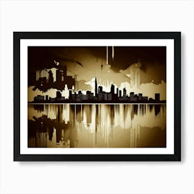 New York City Skyline 75 Art Print