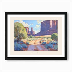 Western Landscapes Monument Valley 9 Poster Poster