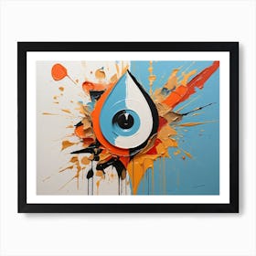 Abstract Eye Painting 5 Art Print