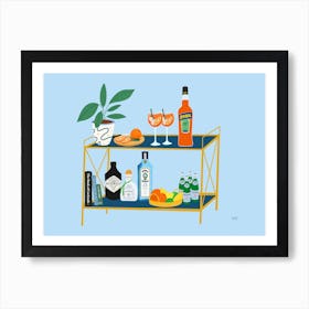 Bar Cart Of Dreams Dining Room Art Print