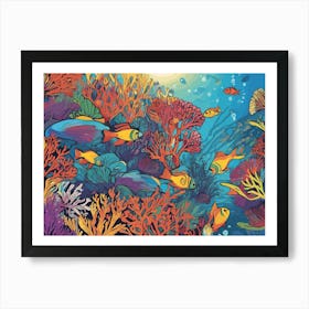 Coral Reef 7 Art Print