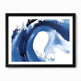 Blue Wave 2 Art Print