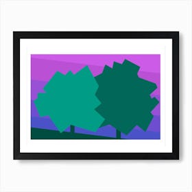 Purple Sky Art Print