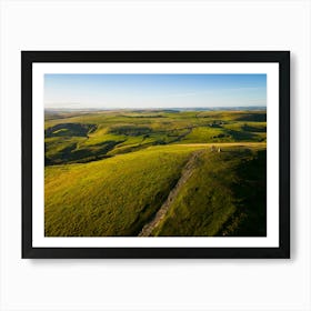 Aerial View Of The Dales 30 Art Print