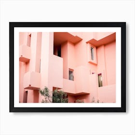Pink Maze Art Print