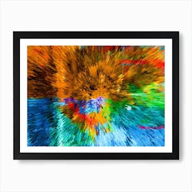 Acrylic Extruded Painting 8 Art Print