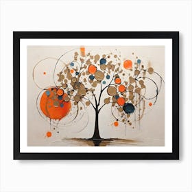 Abstract Tree Of Life Art Print
