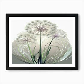 Allium 4 Art Print