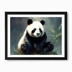 Panda Bear 3 Art Print