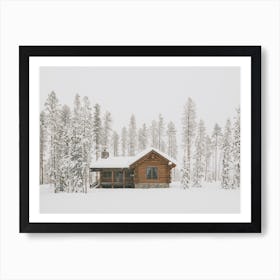 Snowed In Cabin Poster