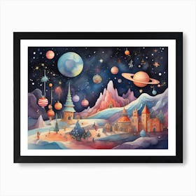 Christmas Is Everywhere Art Print