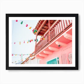 Cartagena Colombia Pink Art Print