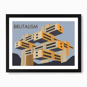 Brutalism Art Print