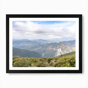 View Of The Greek Mountains Art Print