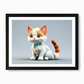 Feline Cat Creative Artwork Illustration 27 Art Print