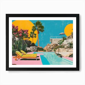 'Sunshine Pool' Art Print