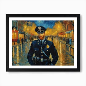 Officer Vincent Willem Van Gogh Art Print