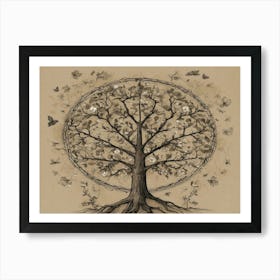 Peace Tree Art Print