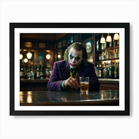 Joker At The Bar 2 Art Print