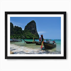 Thailand On The Beach Art Print