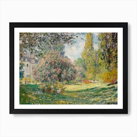 The Parc Monceau, Claude Monet Art Print